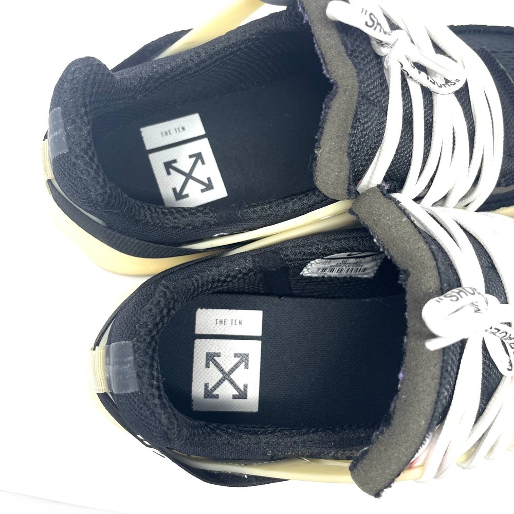 Nike Off-White x Air Presto Black / Black Muslin AA3830-001 Men's Size 11 - Picture 4 of 10
